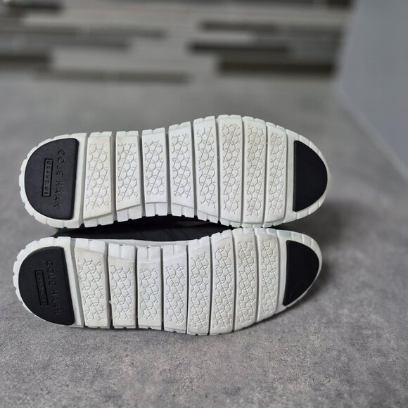 6.5 Cole Haan ZeroGrand Black Nubuck Waterproof Ankle Boots - Picture 10 of 13